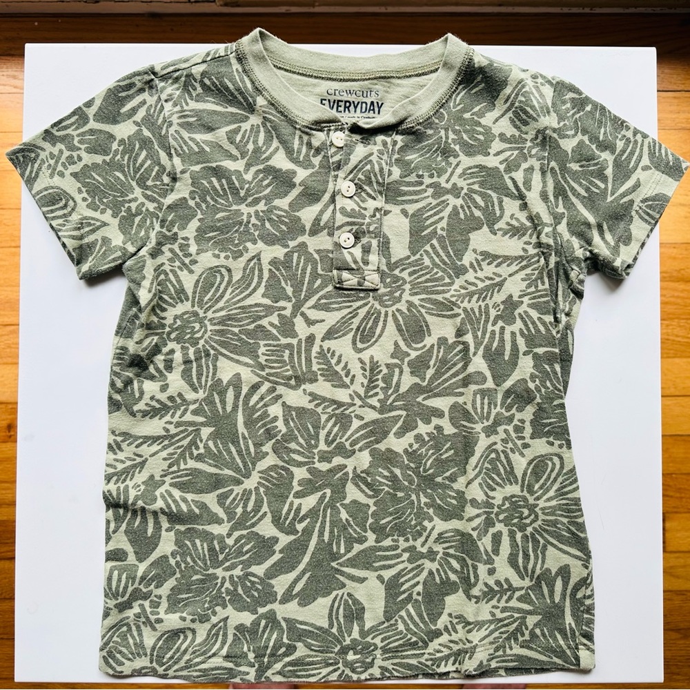 Crewcuts Everyday Hawaiian themed henley